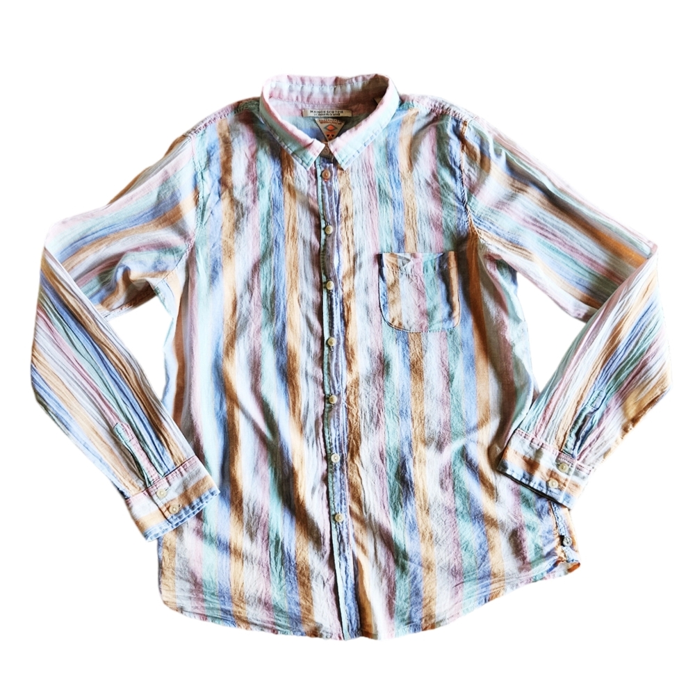 Maison Scotch- Scotch and Soda Button Up